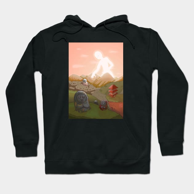 Spirit of the Mountain Temple Hoodie by Matt Conover Art